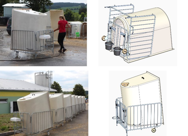 Calf Hutches and Calf Pens