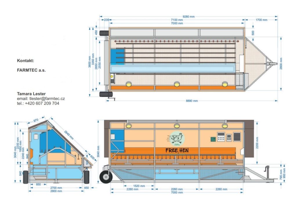Mobile chicken coops